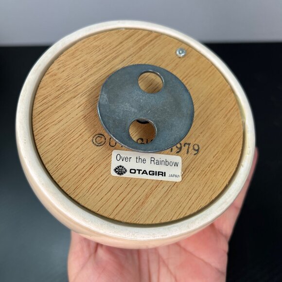 1979 Otagiri Japan Mallard Duck Ceramic Music Box Over The Rainbow EUC Works - Picture 6 of 8